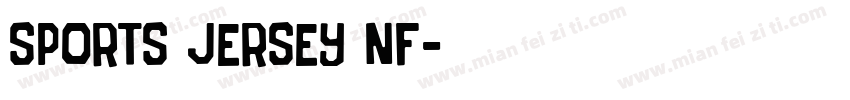 Sports Jersey NF字体转换